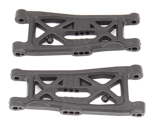 RC10B6 FT Front Suspension Arms, gull wing, carbon