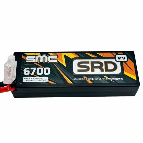 SMC SRD-V4 7.4V-6700mAh-250C Hardcase pack
