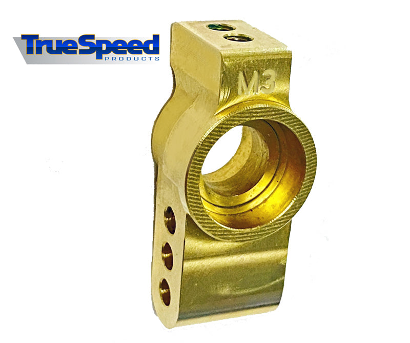 BRASS TALL REAR HUB for METRIC BEARINGS, M3 (1PC)