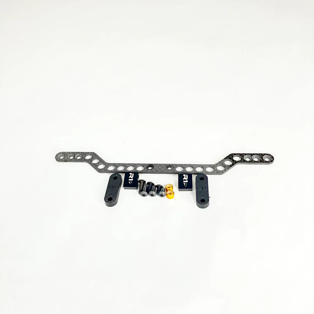 DC1 Carbon Fiber Front Cross Bar Full Assembly 2mm