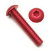 Red 1/2 x 4/40 Button Head Screw 12 Qty Aluminum Screws