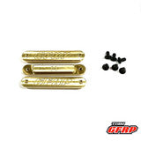 Metric Dirt Oval Brass Bumper Inserts (3)