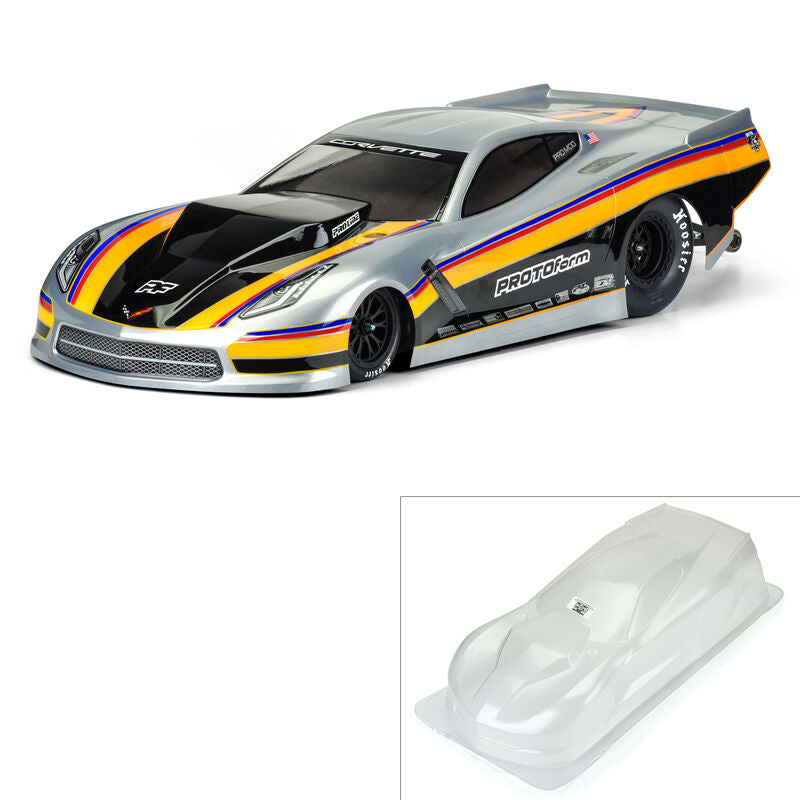PRM157140 1/10 Chevrolet Corvette C7 Pro-Mod Clear Body