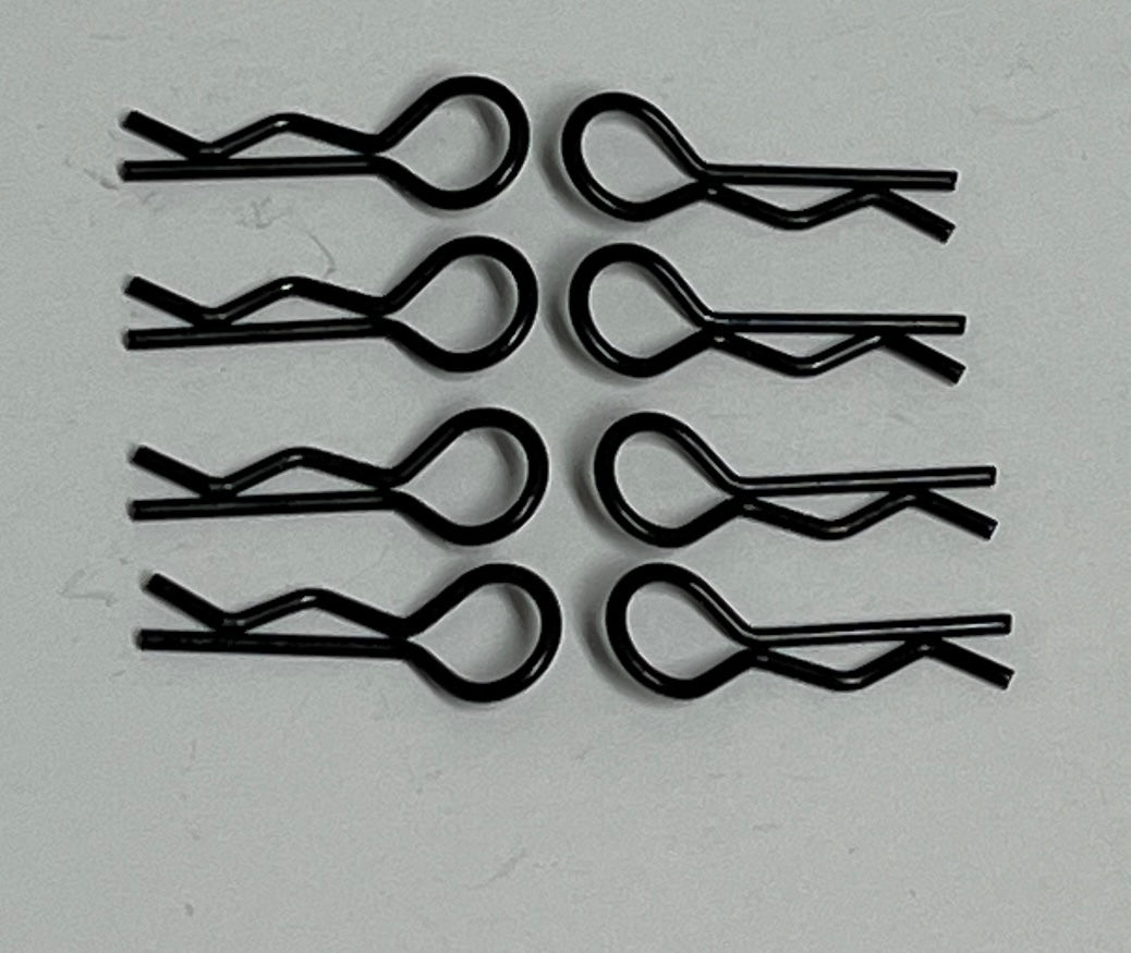 Black Body Post Clips