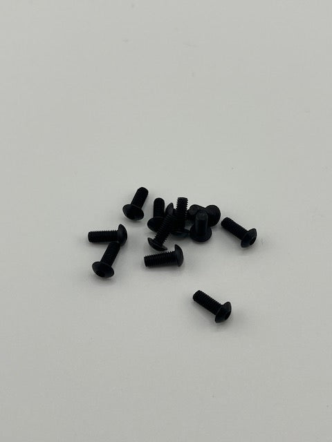 Black Aluminum Metric Screws
