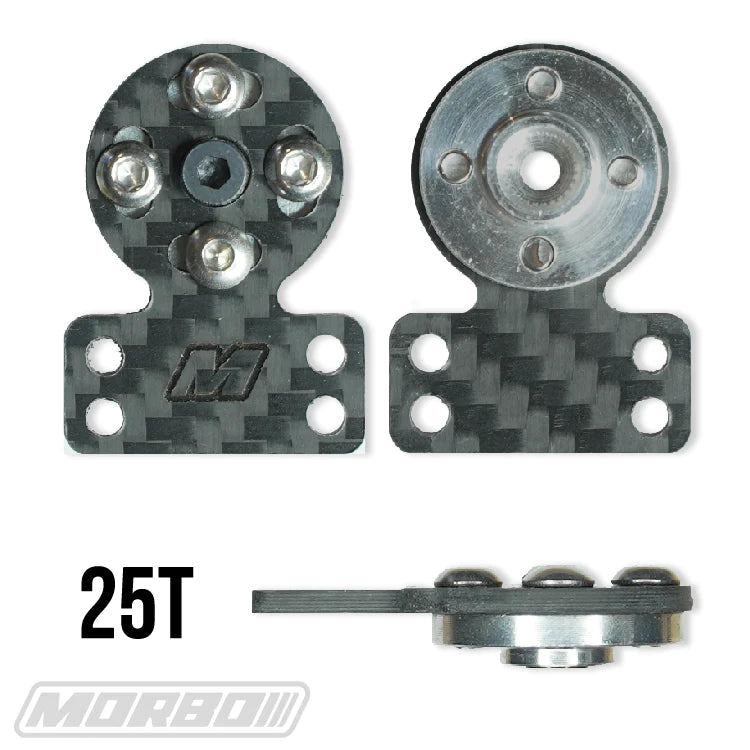 MORBO 25T Adjustable servo Horn Wide (24.5MM X 20MM)