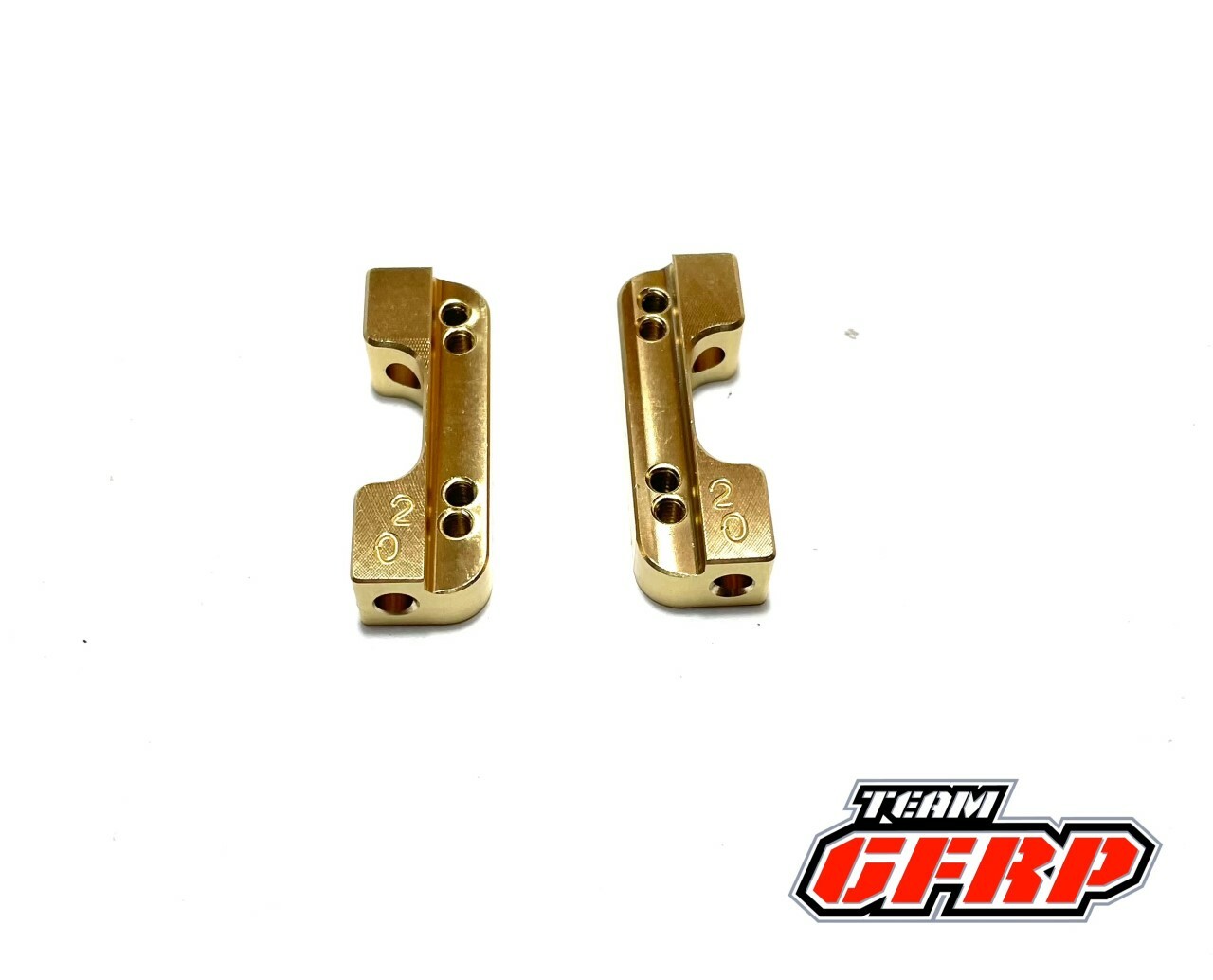 Brass 0/2 Rear Toe Blocks (New style)