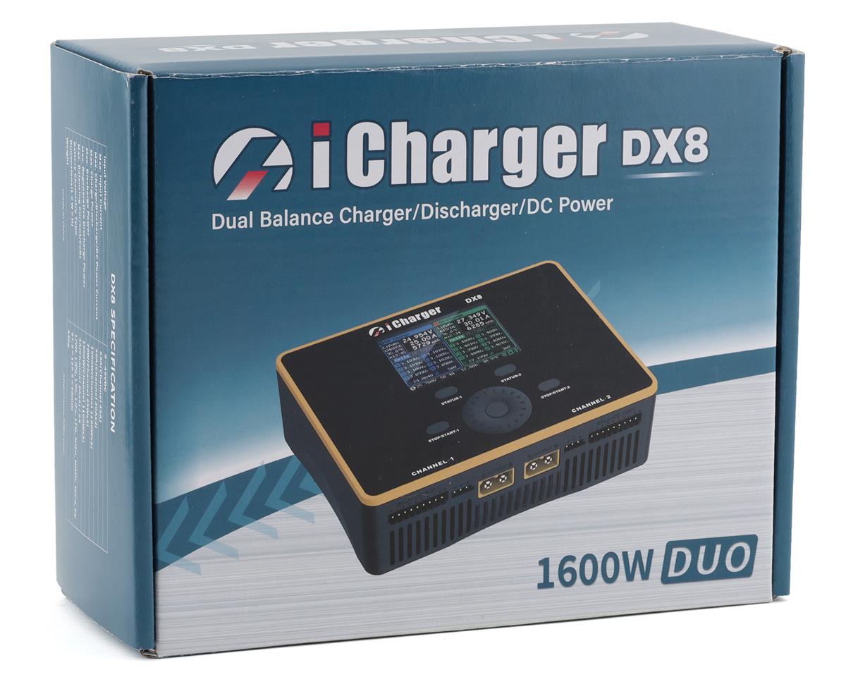 DX8 ICharger 8S LiPo/LiLo/Life/LIHV/Nicd and LTO Battery