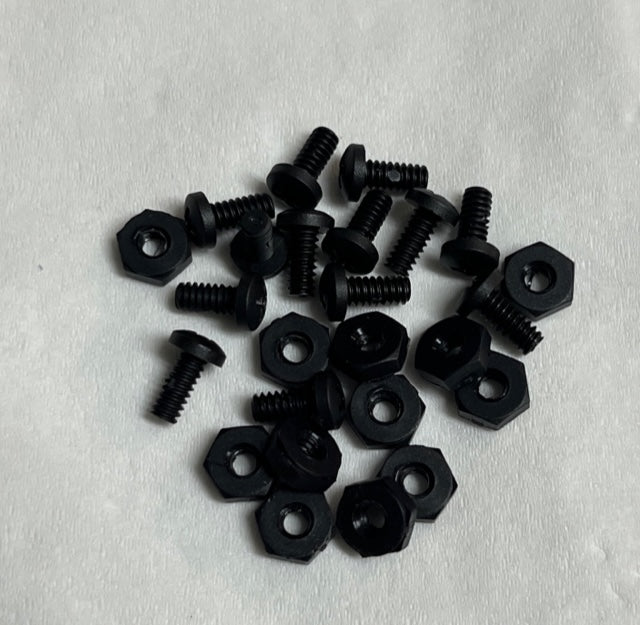 Nylon Screws 4/40 & 2/56 (Black & Natural)